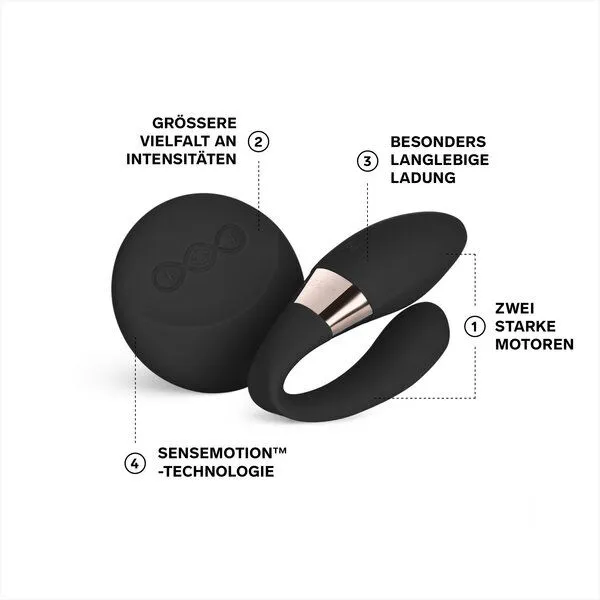 LELO Paar-Massager mit Doppelstimulation - LELO TIANI Duo, Schwarz, – Produktbild 4 von 4