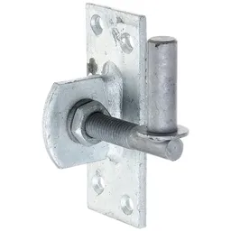 Alberts ALBERTS Kloben zum Anschrauben, verstellb., feuervz.DornØ13mm, Platte BxH45x105mm, Gewinde:M12 – Produktbild 1 von 1