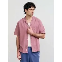 Rotholz Rotholz Bowling Shirt - Unisex aus Bio-Baumwolle, Pink stone, – Produktbild 2 von 2