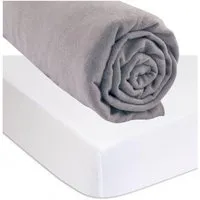 Easy Dort Easy Dort Set Spannbettlaken + Matratzenschoner Wasserdichter Aus Bio-Baumwolle, Haselnuss, – Produktbild 1 von 1