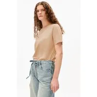 ARMEDANGELS ARMEDANGELS LUALAA Damen T-Shirt aus Bio-Baumwolle, True camel, – Produktbild 1 von 1