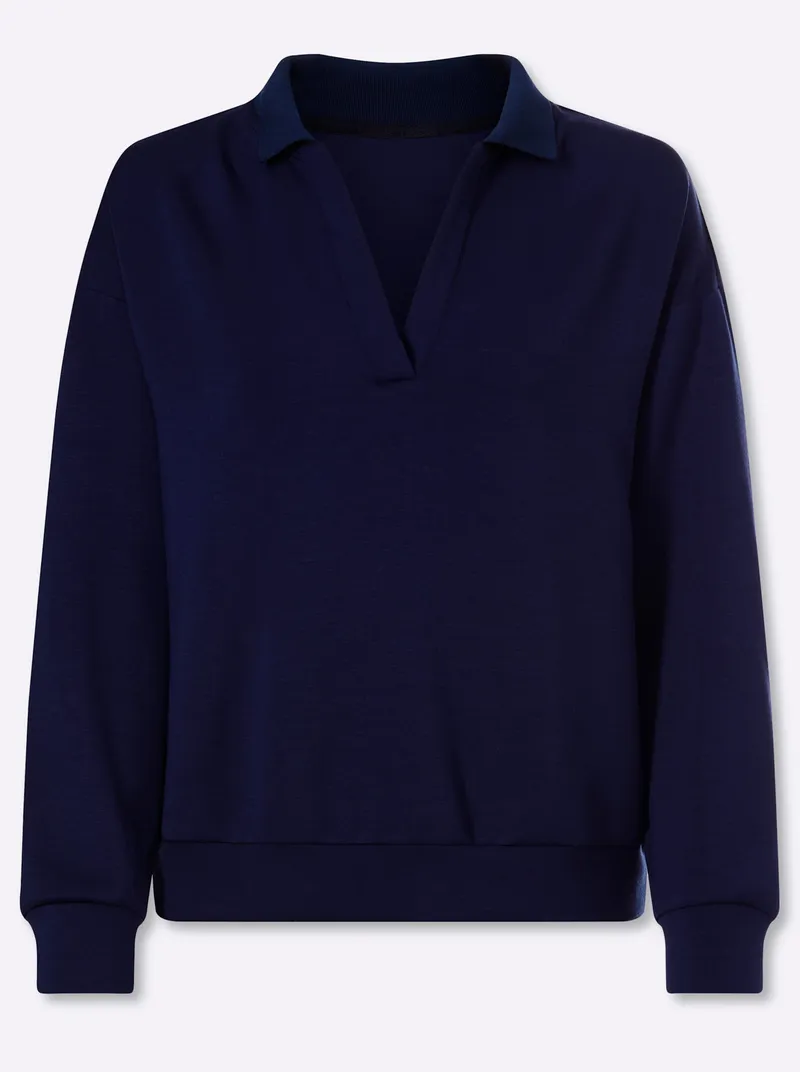 heine Sweatshirt marine, Marine, – Produktbild 1 von 2