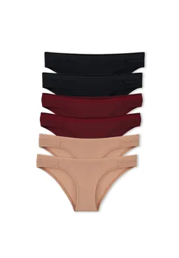 ORGANICATION ORGANICATION Damen vegan Kamilla Slip Aus Bio-Baumwolle Und Tencelâ„¢ Modal-Mix Im 6er-Pack – Produktbild 1 von 1
