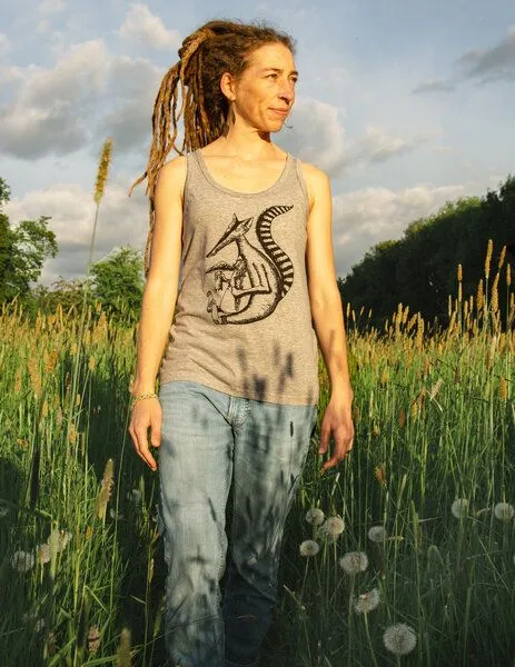 Cmig Cmig Damen Tank-Top Duchs in heather grey – Produktbild 3 von 4