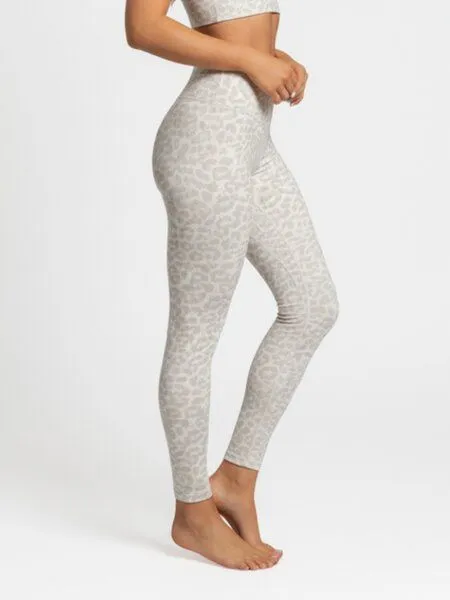 Yoga Hero Yoga Hero Leggings Leopard ecoNYL, Hellgrau, – Produktbild 3 von 4