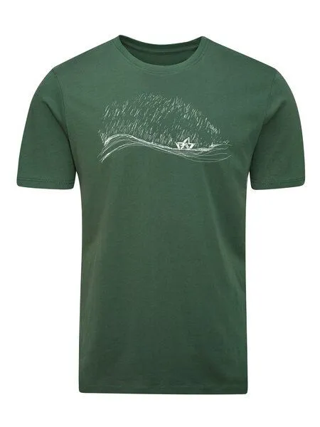ilovemixtapes ilovemixtapes Stormy Weather Men Essential T-Shirt, Forest green (grün), – Produktbild 2 von 3
