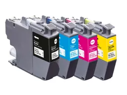 Memo memo Tintenpatronen ersetzt Brother LC-3217 schwarz, cyan, magenta, gelb, 4er-Set – Produktbild 1 von 1