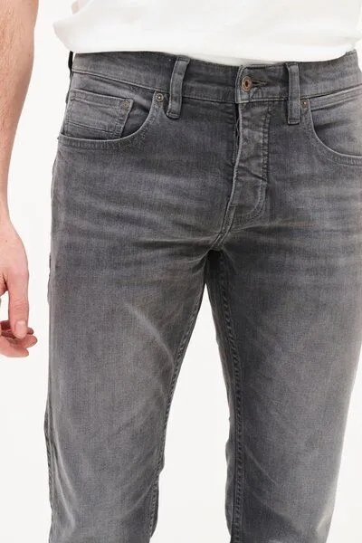 Kuyichi Kuyichi Jeans Regular Slim Fit - Jim, Grau (stone grey), – Produktbild 7 von 8