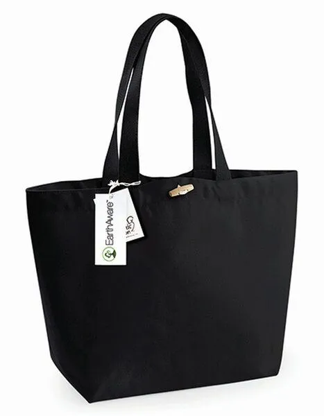 Westford Mill Westford Mill EarthAware Organic Marina Bag XL Shopper Strandtasche, Schwarz, – Produktbild 2 von 4