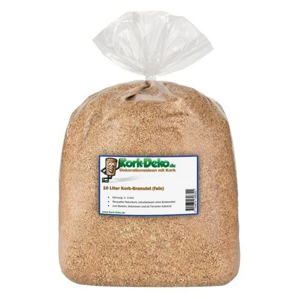 Kork-Deko Kork-Deko 10 Liter Korkgranulat, fein (0,5-3 mm) (Korkspäne) – Produktbild 5 von 7