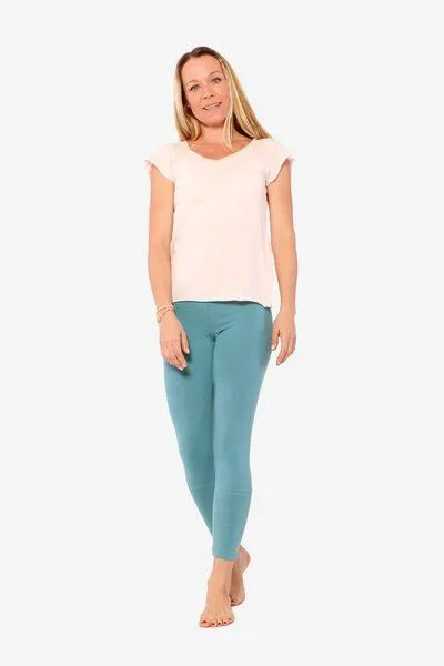YOIQI YOIQI Shirt mit kurzem Arm aus biologischer Baumwolle, Light rose (rosa), – Produktbild 1 von 3