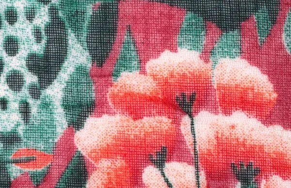 El Puente El Puente Schal, Grün,rot, – Produktbild 2 von 2