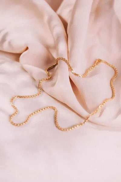 macimo macimo Cube Necklace, Gold, – Produktbild 2 von 3
