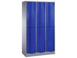 C+P C+P Schließfachschrank 3 Türme lg/bl 2er – Produktbild 1 von 1