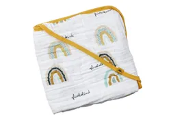 Mama Poppins Germany Mama Poppins Germany Kapuzenhandtuch Kapuzenhandtuch mit süßen Schriftzügen aus 100% Bio-Baumwolle, nachhaltig aus 100% Bio-Baumwolle – Produktbild 1 von 1
