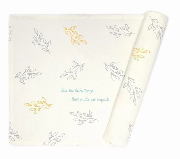 El Puente El Puente Tischläufer "It's the little things", Grau,blau,gelb,weiß, – Produktbild 1 von 2