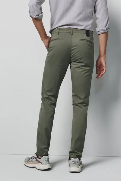 M 5 BY MEYER M 5 BY MEYER CASUAL BIO-BAUMWOLLCHINO, Grün (oliv), – Produktbild 4 von 8