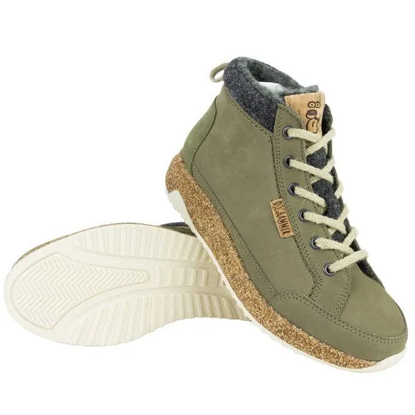 Doghammer Doghammer gefütterter Winterstiefel für Damen aus Leder und Kork - Arctic Lether Adventurer, Taupe, – Produktbild 2 von 4