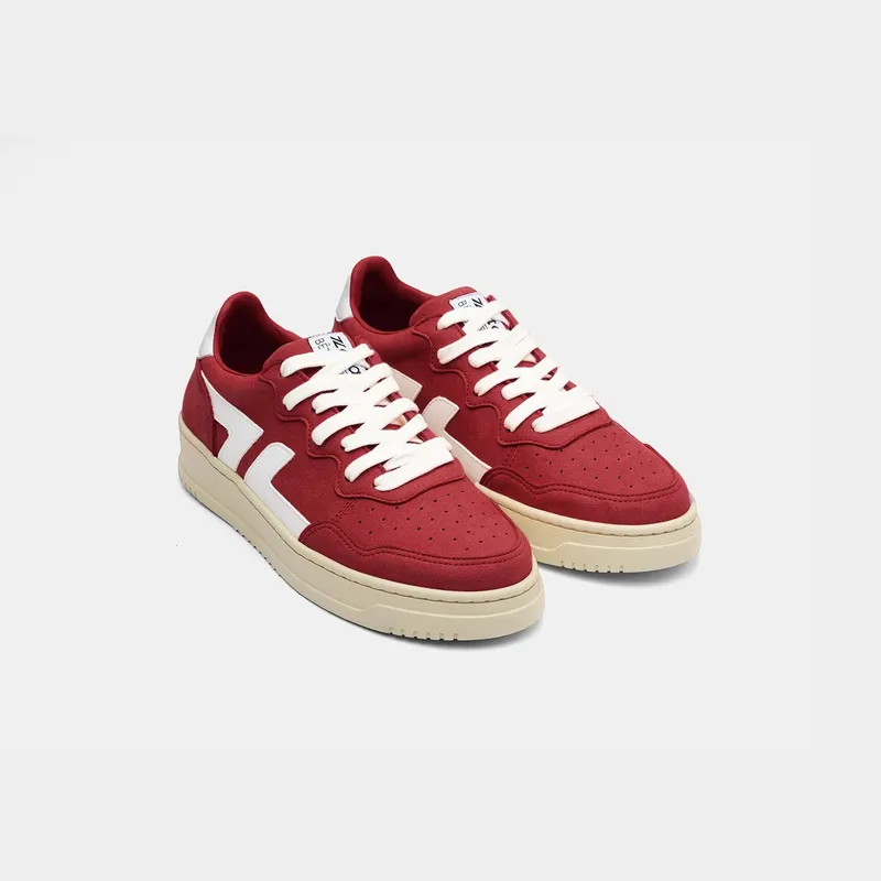 Zèta Zèta Herren vegan Sneaker Bêta B3 Rot, Rot, – Produktbild 2 von 2