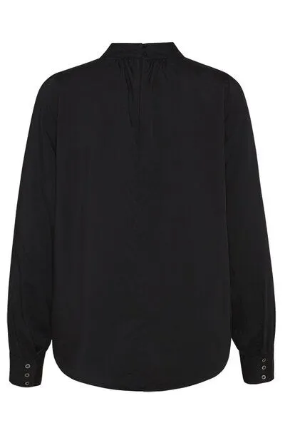Wunderwerk Wunderwerk Damenbluse aus Tencel "TENCEL turtleneck blouse", Schwarz (black 900), – Produktbild 3 von 4