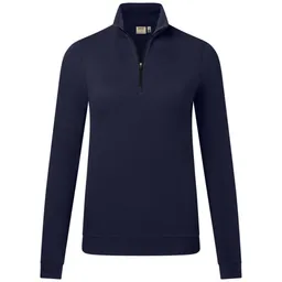HAKRO HAKRO Zip-Longsleeve Piquè ECO #335 Gr. 4XL tinte – Produktbild 1 von 1