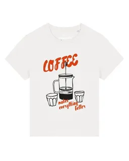 watapparel watapparel T-Shirt Frauen Coffee makes everything better – Produktbild 1 von 1