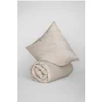 MELA MELA unisex vegan Bettwäscheset Majuli Birke/Beige – Produktbild 1 von 1