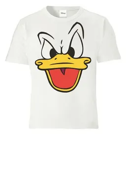 LOGOSH!RT LOGOSH!RT - Disney - Donald Duck - Gesicht - Kinder Bio - Organic T-Shirt Print – Produktbild 1 von 1