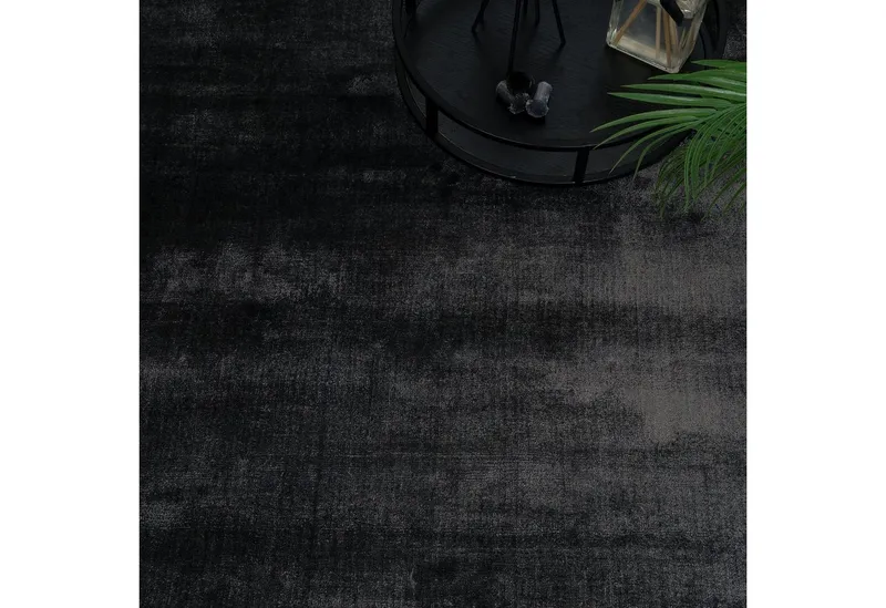 Consilio Concept Designteppich BAMBOO Teppich Wohnzimmer luxuriös Viskose Seidenglanz Soft, Grau, – Produktbild 2 von 5