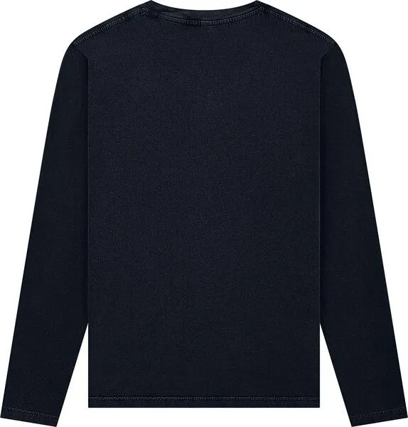 ilovemixtapes ilovemixtapes Forest Unisex Longsleeve – Stone Washed Black | Siebdruck – Produktbild 2 von 3