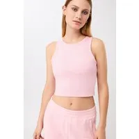 mandala MANDALA Damen vegan Top Im Athleisure-Stil Zart Rosa – Produktbild 1 von 1
