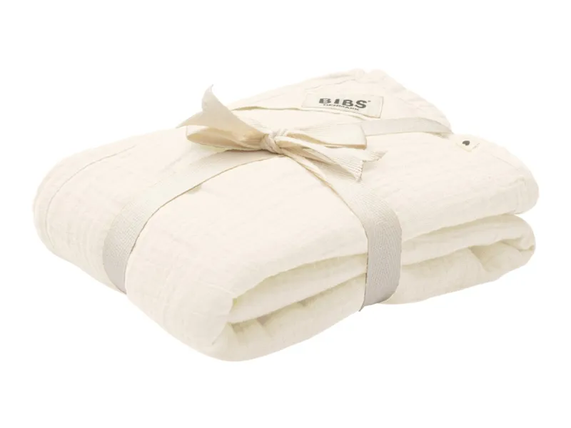 BIBS BIBS Pucktuch Bio-Baumwolle Musselin Maße 120 x 120 cm, Natur, – Produktbild 1 von 2