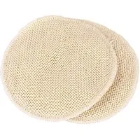 HANS NATUR Stilleinlagen Wolle Bouretteseide, 2-lagig, 1 Paar Durchmesser 14 cm – Produktbild 1 von 1