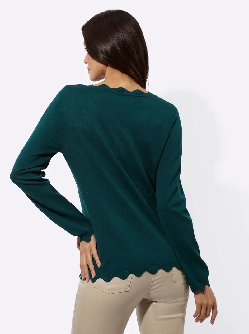Witt Witt Pullover petrol, Petrol, – Produktbild 2 von 2