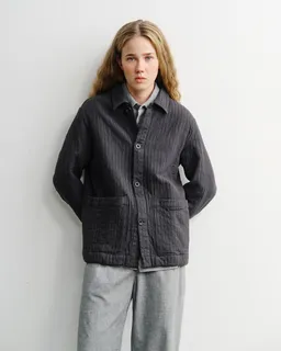 Rotholz Rotholz Damen vegan Arbeitsjacke, Gerippt Anthrazit – Produktbild 1 von 1