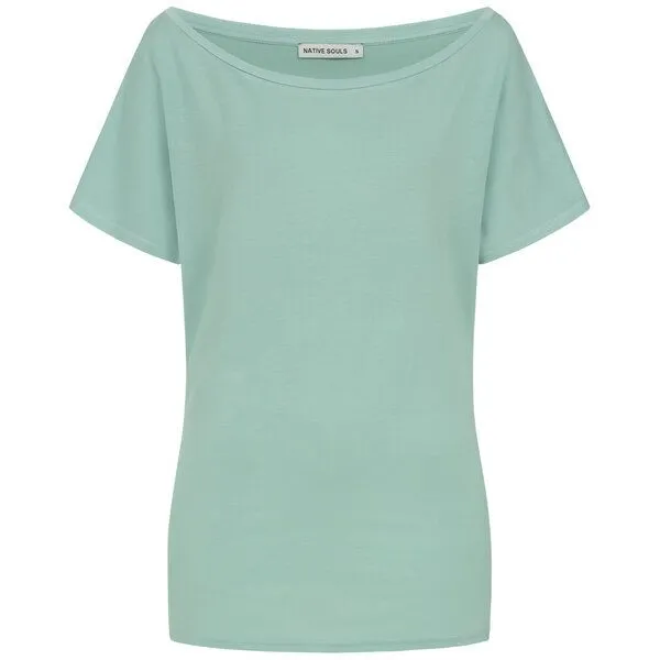 NATIVE SOULS NATIVE SOULS Lyocell Oversize Shirt Trudy Damen, Blue lagoon, – Produktbild 1 von 1