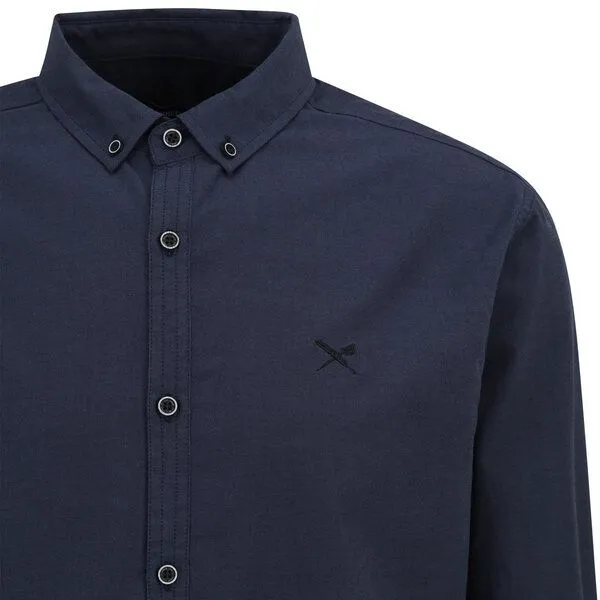 Iriedaily Iriedaily Samuel LS Shirt, Midnight (blau), – Produktbild 2 von 3
