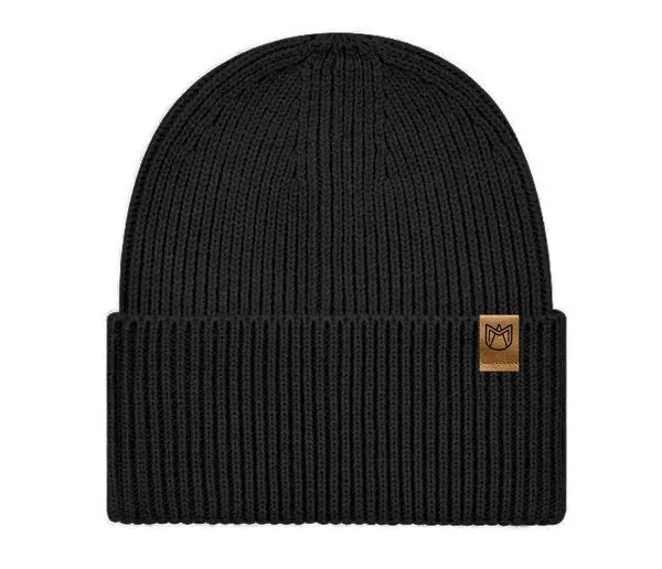 mate mate Strick Oversize Mütze, Schwarz, – Produktbild 1 von 1