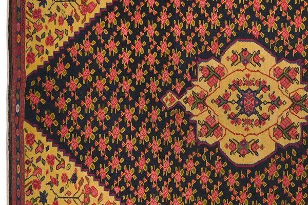 Rugtales Kelim Bidjar „Rugtales“ aus Schurwolle, Blau, – Produktbild 4 von 4