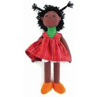 El Puente El Puente Anziehpuppe "Bärbel" | Fair Trade & Handmade aus Sri Lanka, Mehrfarbig, – Produktbild 1 von 1