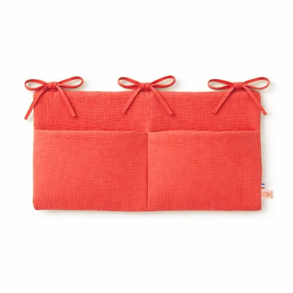 PAPATE PAPATE Schmusetier-Organizer aus Bio-Baumwolle, Fraise, – Produktbild 1 von 4