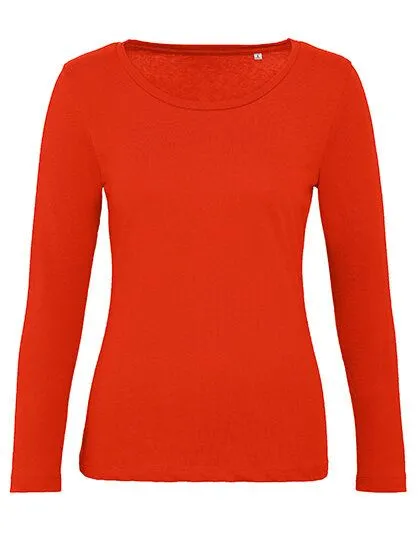 B&C Collection B&C Collection Inspire Langarm T-Shirt Damen, Rot, – Produktbild 2 von 3
