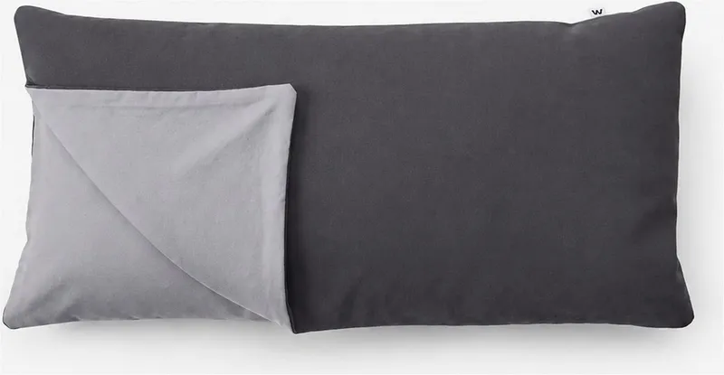 Wolkenfeld Kissenbezug Renforcé Kissenbezug Baumwolle - Natürlich weiches Schlafgefühl, (1 Stück), Größe 80x80, 40x80 und 70x90 cm, versteckter Reißverschluss, Grau, – Produktbild 2 von 9