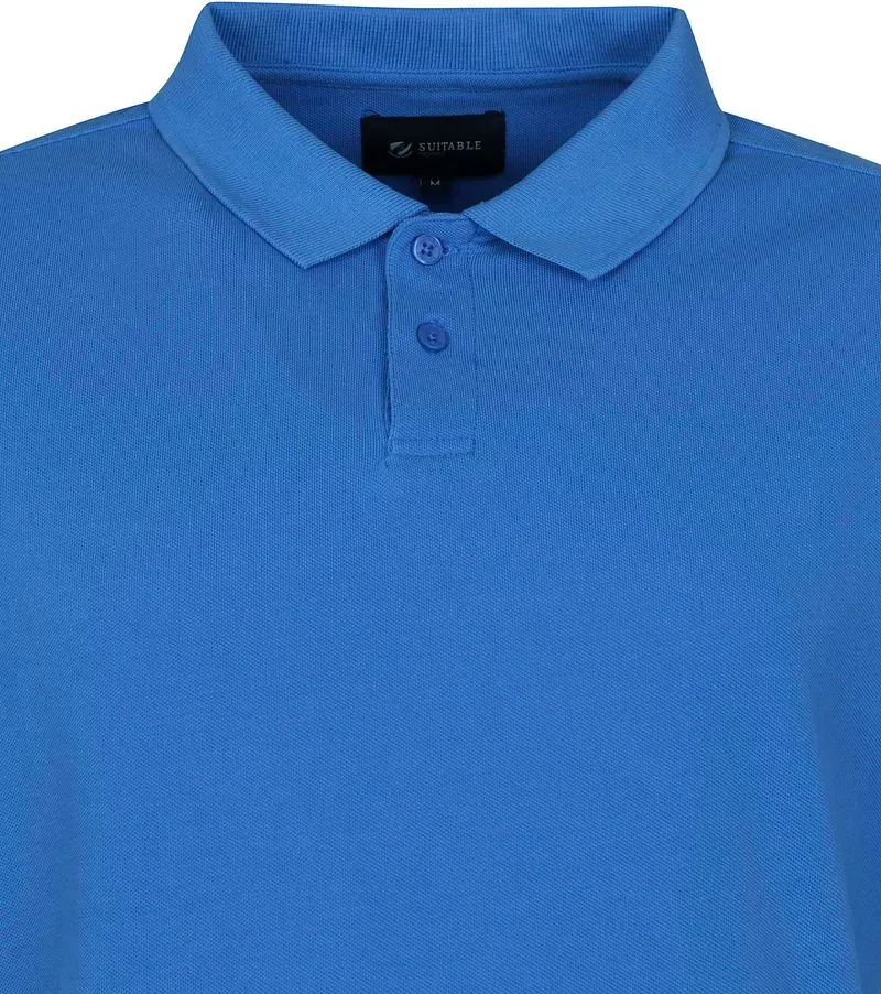 Suitable Suitable Respect Poloshirt Pete Blau - Größe M, Blau, – Produktbild 3 von 5