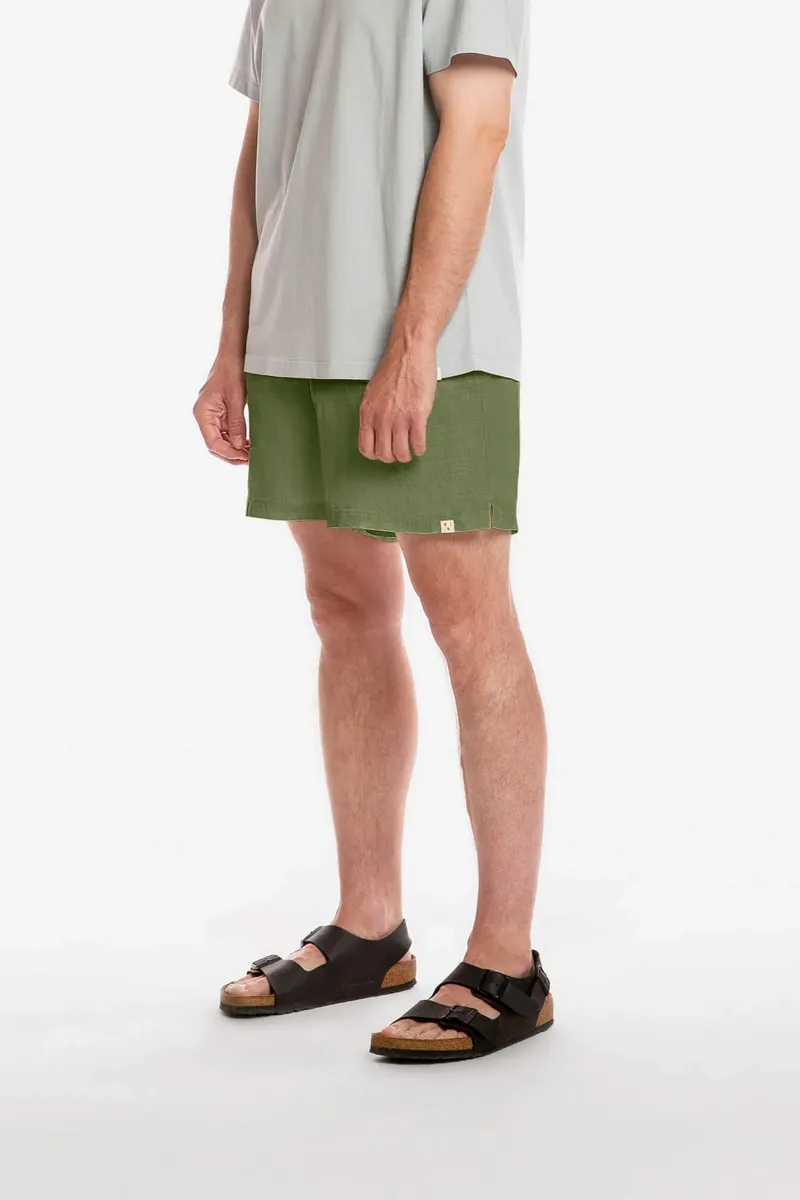 MATONA MATONA Herren vegan Kurze Hose Olive, Olivgrün, – Produktbild 2 von 2