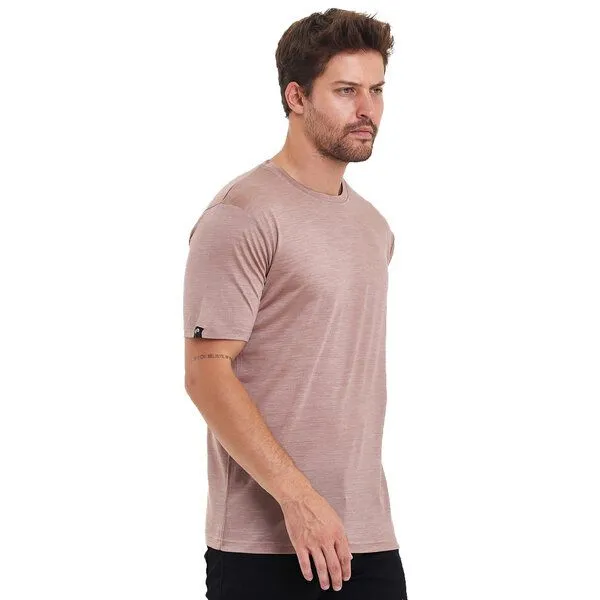 Woolona Woolona Lyocell & Merinowolle T-Shirt - TERRA 50/50, Brown, – Produktbild 8 von 8