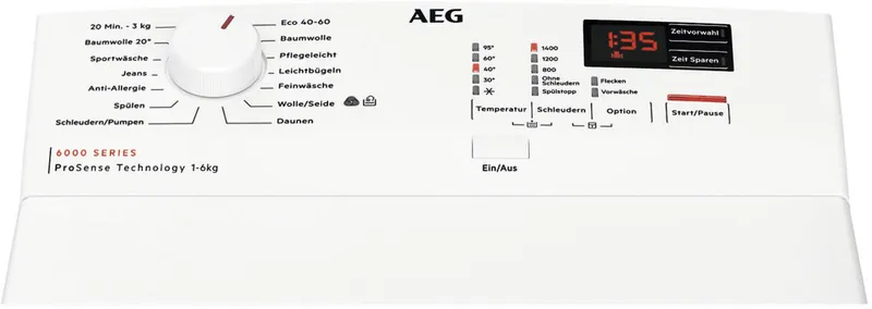 AEG AEG LTR6A41460 ProSense, Weiß, – Produktbild 4 von 6