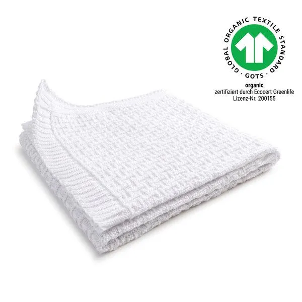 Sonnenstrick Sonnenstrick Babydecke Karostrickmotiv, Weiß, – Produktbild 1 von 5