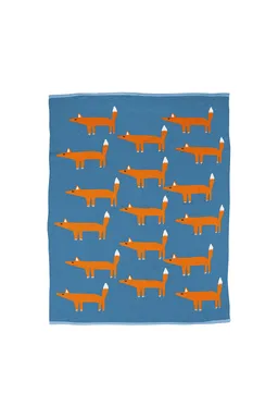 Tranquillo Babydecke FOXY - blau – Produktbild 1 von 1