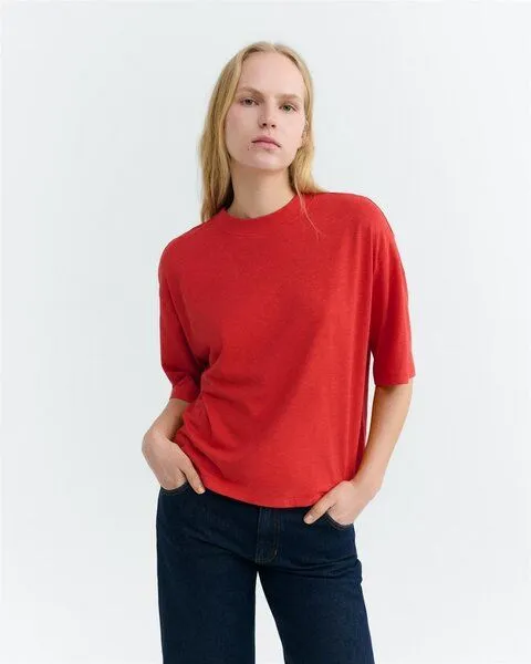 thinking mu thinking mu Hanf T-Shirt Modell: Lena, Cavel red (rot), – Produktbild 3 von 3